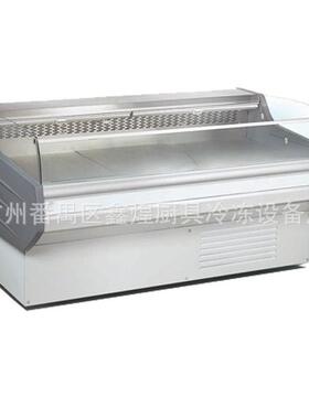 供应冰友牌厂家敞开式生鲜柜鲜肉柜一体机冷藏柜超市冷柜