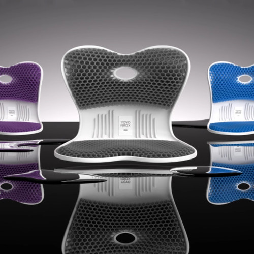 友智友眠TPE护腰坐垫办公室靠背神器矫正坐姿透气护腰靠垫 - 图1