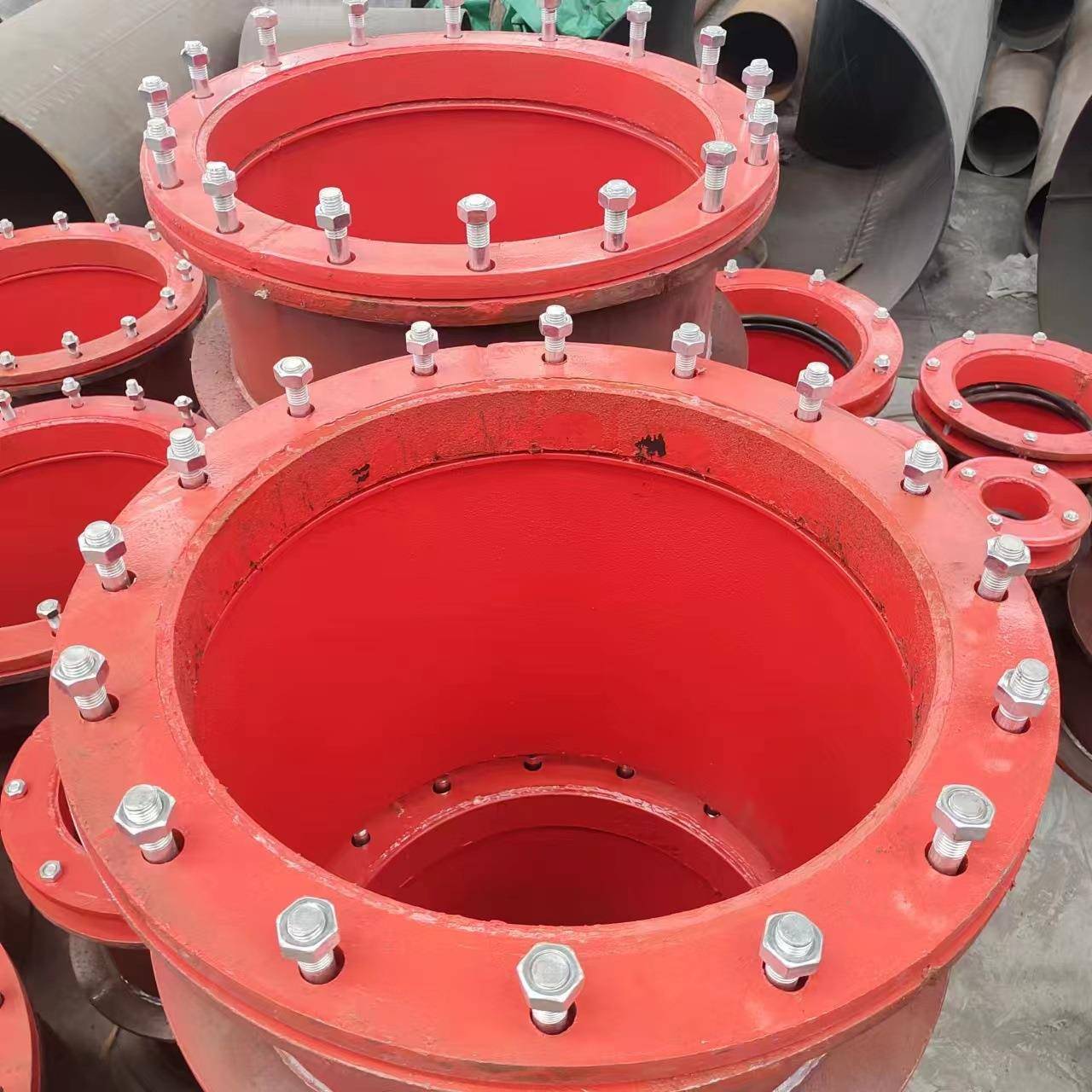 建筑用大口径刚性防水套管柔性防水套管穿墙管02S404 - 图0