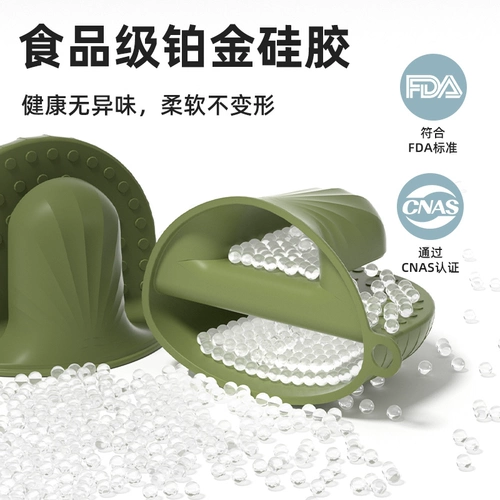 Силиконовые изолированные перчатки против расщепления ручной зажима сгущенной кухни с высокотемпературной печи с устойчивой к печи Микроволновой печь