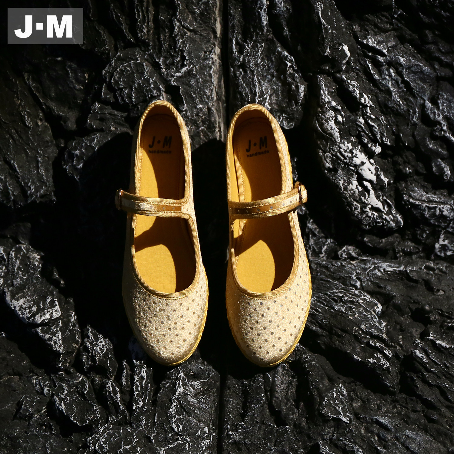 J·M（服装鞋帽）亮片丝绒玛丽珍鞋女一字扣带平底单鞋复古奶奶鞋,淘宝优惠券,粉丝福利购,淘宝优惠卷
