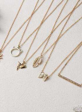 极速New Trendy Alloy Cute Eleygant Sun Love Star Leaves Clov