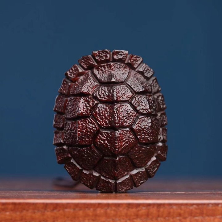 小叶紫檀木雕龟壳手把件实木雕刻富甲天下家居礼物客厅装饰工艺品,淘宝优惠券,粉丝福利购,淘宝优惠卷