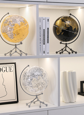 极速地球仪玄关摆件客厅家居装饰品电G视酒柜书柜饰品办公室桌面