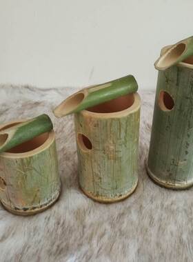 极速竹子鱼缸流水板竹排竹t垫配件竹子多肉diy摆件漂浮竹装饰鱼缸