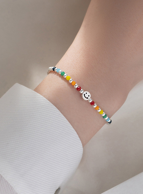 【巷南】999纯银彩虹串珠