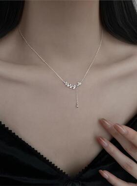 【巷南】999纯银麦穗锁骨
