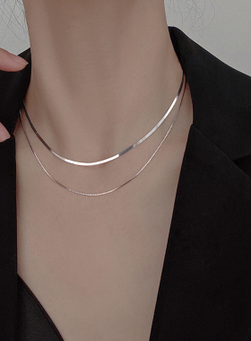 【巷南】925纯银双层项链