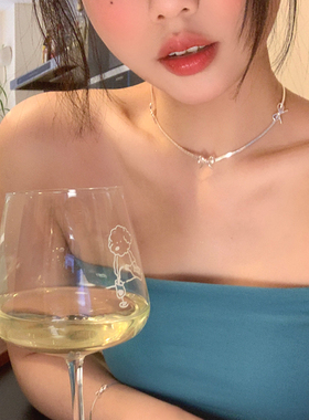 冷感美女甜酷银色蝴蝶结c