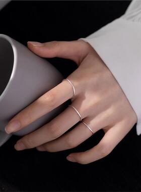 【巷南】925纯银素圈戒指
