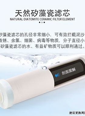 迈盾史蒂夫陶瓷滤芯直饮净水器