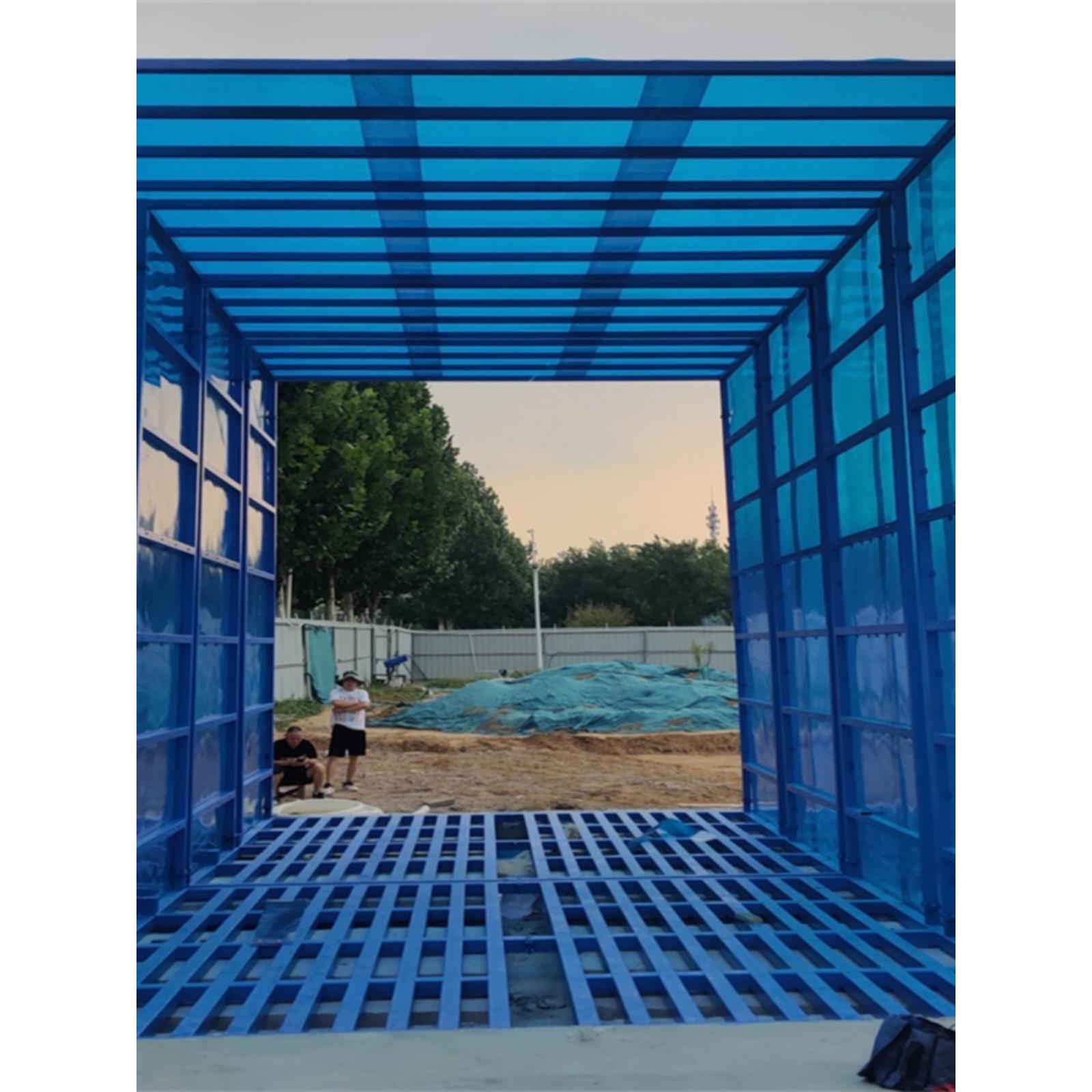 浙江自动冲洗平台工程工地洗轮机环保大型洗车槽自动感应车辆冲洗 - 图0