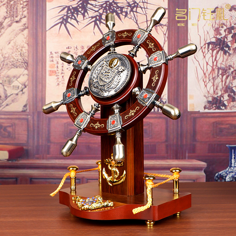 领航舵摆件落地航海舵盘手饭店酒店公司开业乔迁礼品办公室船舵,淘宝优惠券,粉丝福利购,淘宝优惠卷