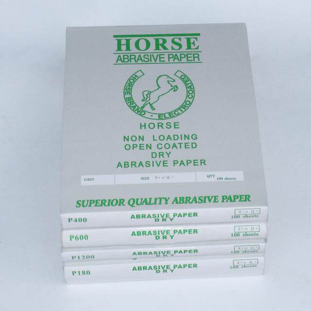 Latex paper White Horse dry sanding paper Dry sand Sandpaper Woodworking latex furniture paint abrasive abrasive coating