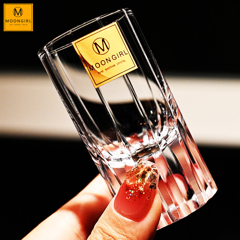 moongirl手工水晶玻璃列酒杯小白酒杯子弹杯一两口杯调鸡尾酒杯子,淘宝优惠券,粉丝福利购,淘宝优惠卷