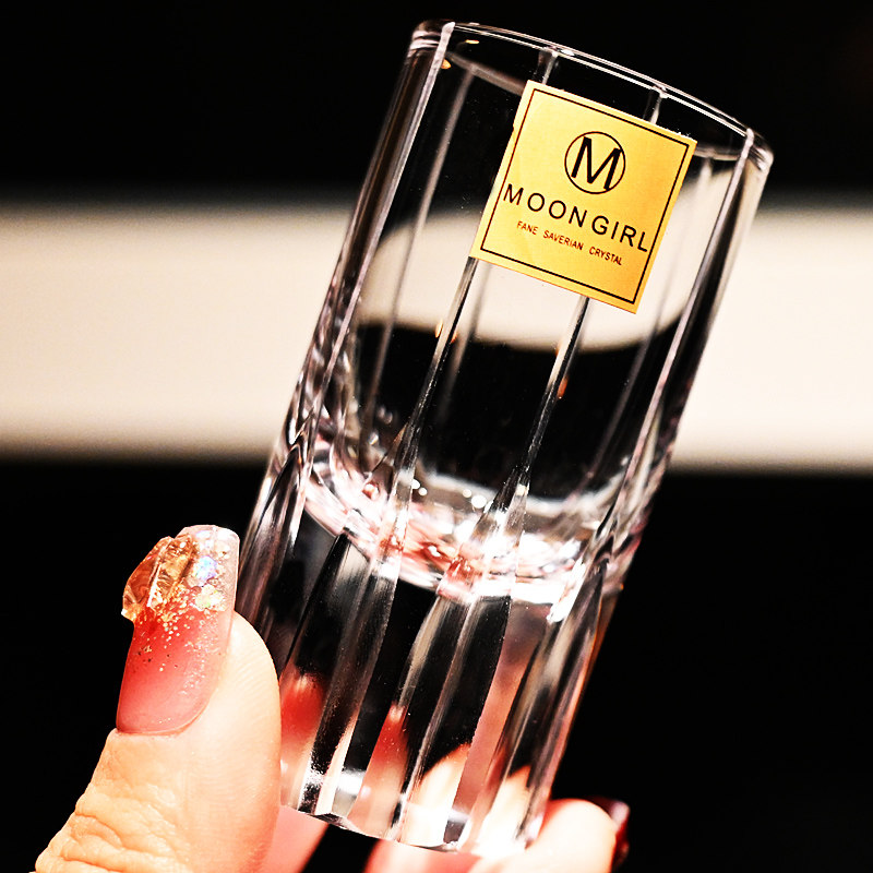 moongirl手工水晶玻璃列酒杯小白酒杯子弹杯一两口杯调鸡尾酒杯子,淘宝优惠券,粉丝福利购,淘宝优惠卷