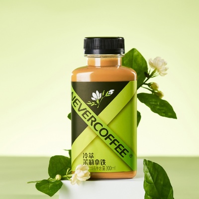 NeverCoffee即饮咖啡饮料300ml*6瓶12瓶茉莉花香冷萃茉莉拿铁咖啡