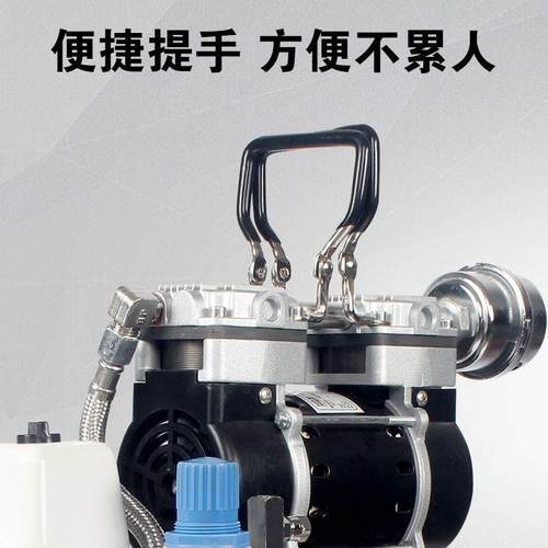 达尔拓小型空压机4L低音无油家用220V空气压缩机迷你绘画喷绘气泵 - 图3