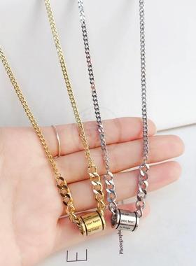 极速-XL2321 temperament tend clavCicle chain titanium steel