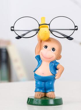 可爱卡通创意眼镜搁架眼镜店柜台装饰品展示道具墨镜支架家居摆件