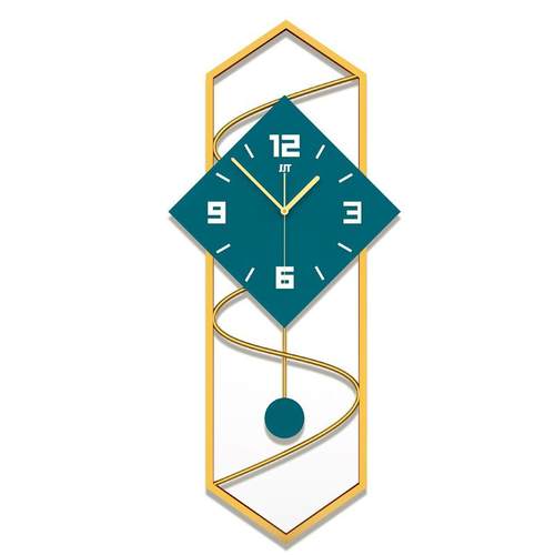 钟表挂钟客厅家用餐厅背景装饰时钟挂墙高级感现代简约静音石英钟 - 图3