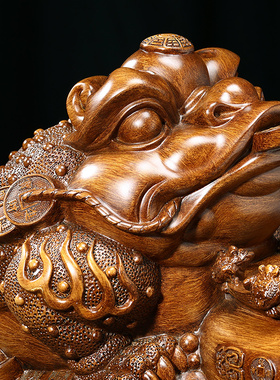 极速财源广进招财聚宝盆金蟾摆件客厅酒柜办公Q室旺财装饰店铺开