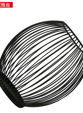 极速欧式烛台黑色铁艺烛台浪漫家居店铺装饰品宴U会婚庆烛台摆件