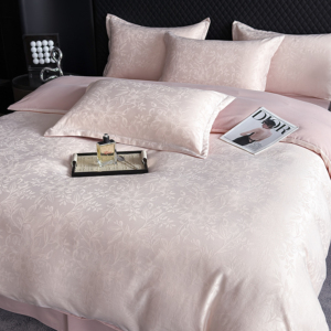 无印独白高奢金丝银线宋锦缎大提花四件套