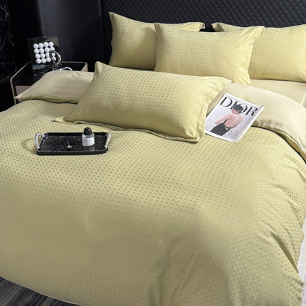 无印独白高奢升级版金丝银线宋锦缎大提花四件套XL