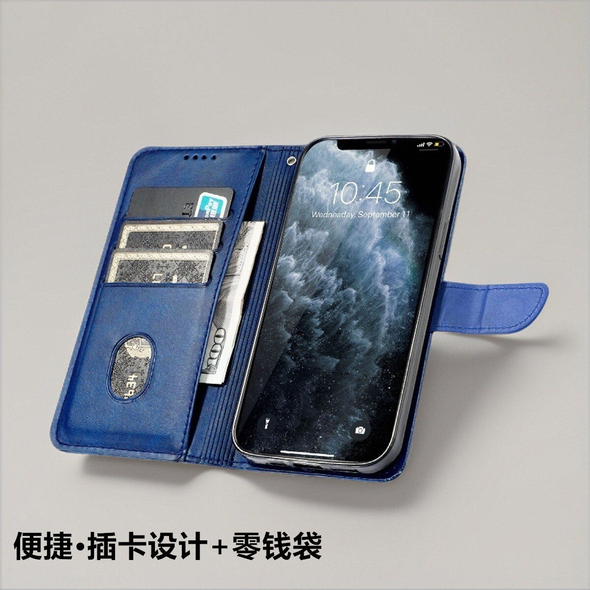 适用华为p30手机壳p30pro保护套VOG-AL00翻盖式全包皮套ELE-L29/TL00防摔外壳带盖双面p30por插卡新款P3O男女 - 图0