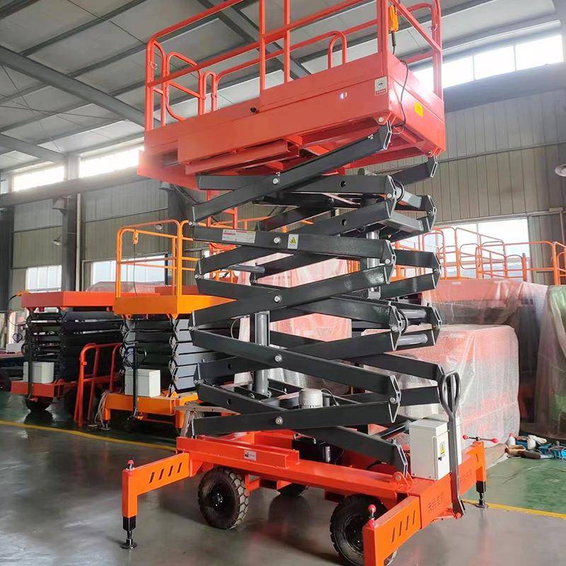 剪叉式移动升降机现货全自动液压高空作业车升降平台电动 - 图0