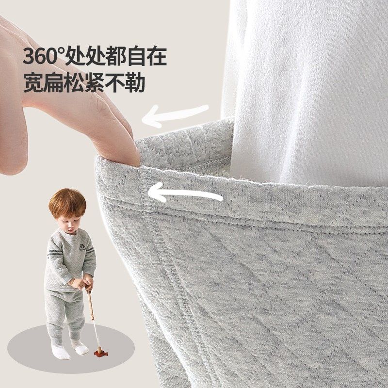 儿童保暖裤宝宝裤子秋冬款纯棉a类男童长裤女童睡裤冬季夹棉秋裤,淘宝优惠券,粉丝福利购,淘宝优惠卷