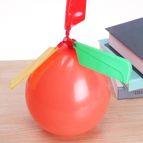 学生科学实验diy科技小制作材料包学生教具自制反冲力气球直升机 - 图2