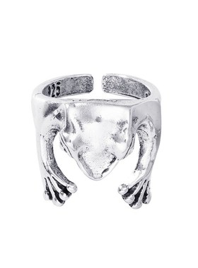 极速Korean Style mCute Frog Adjustable Finger Rings for Wome