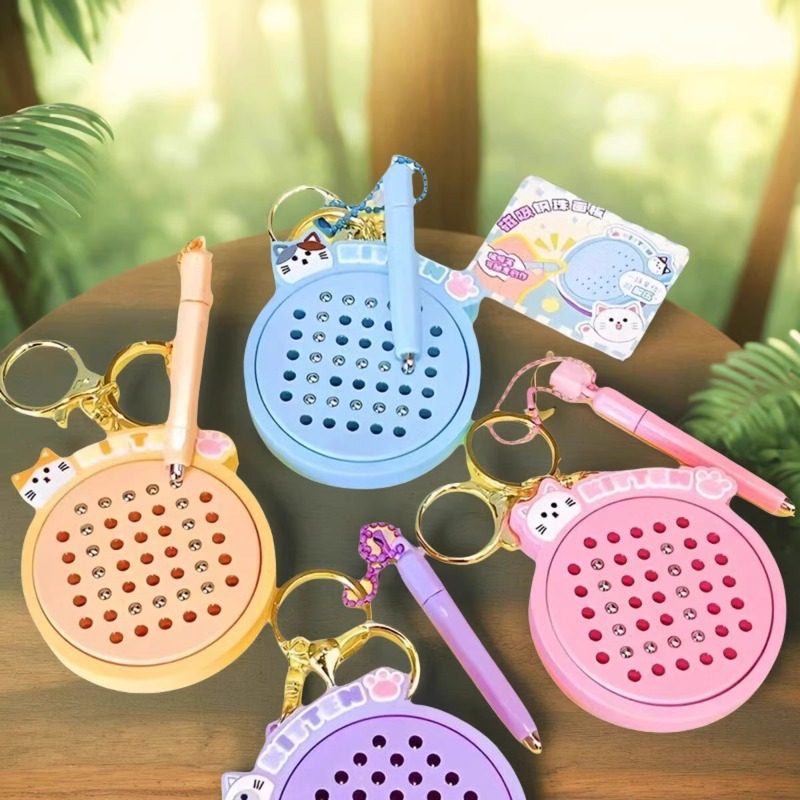 趣味好玩磁吸钢珠画板背包挂件钥匙扣解压创意小玩具儿童学生礼物,淘宝优惠券,粉丝福利购,淘宝优惠卷