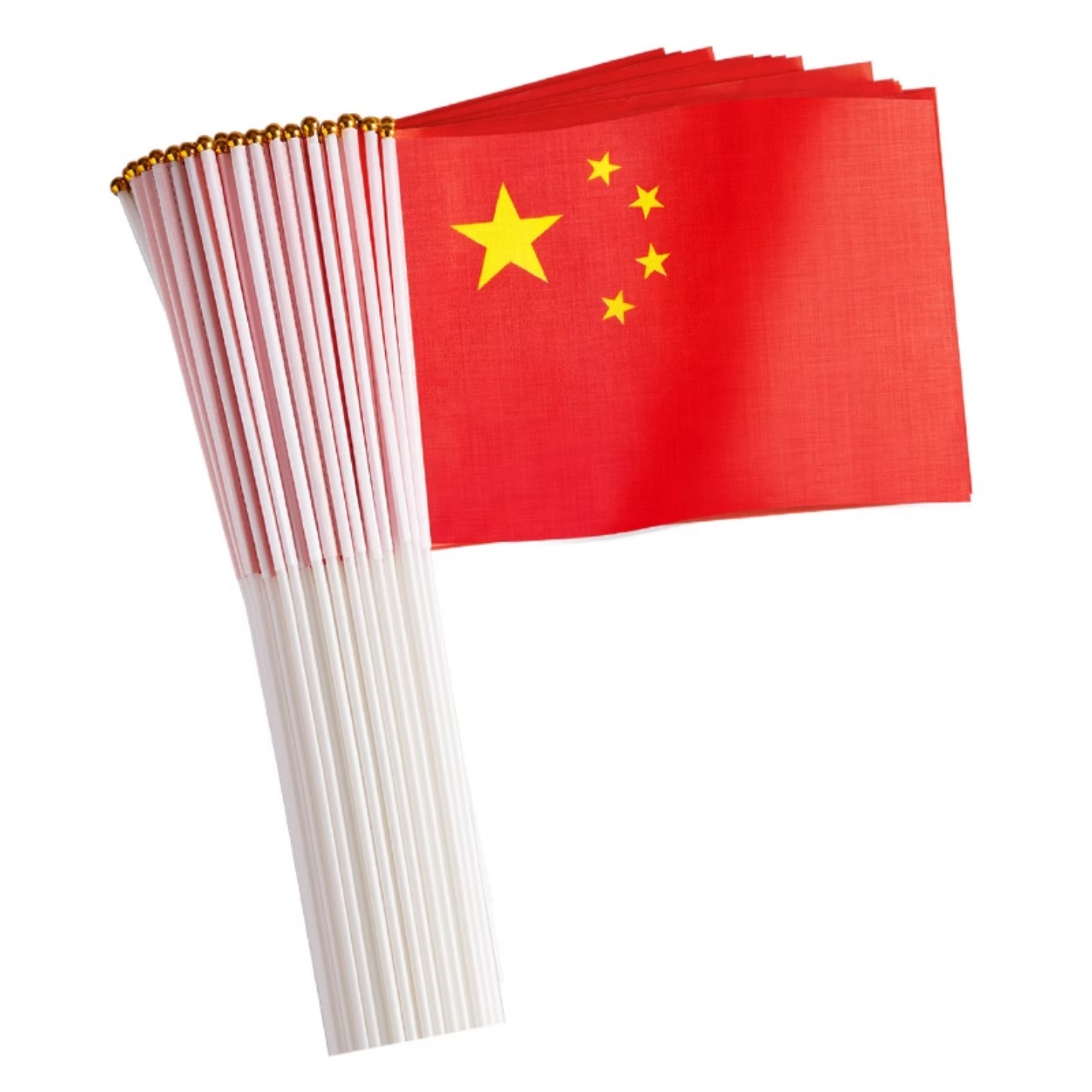 小国旗手摇旗小红旗小号8号手持中国小国旗五星红旗国旗带杆户外 - 图3