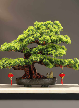 JOICO官方摆件造景绿植橱窗高级感客厅玄关假树盆栽新中式装饰品