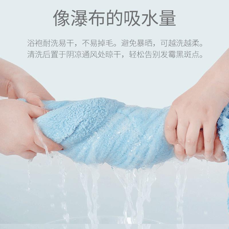Children's teeth brushing waterproof bib washing towel face washing bib non-wet clothes child towel baby