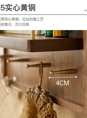 电表箱装饰画横竖款实木配电箱遮挡画置物架创意开门式电闸箱挂画