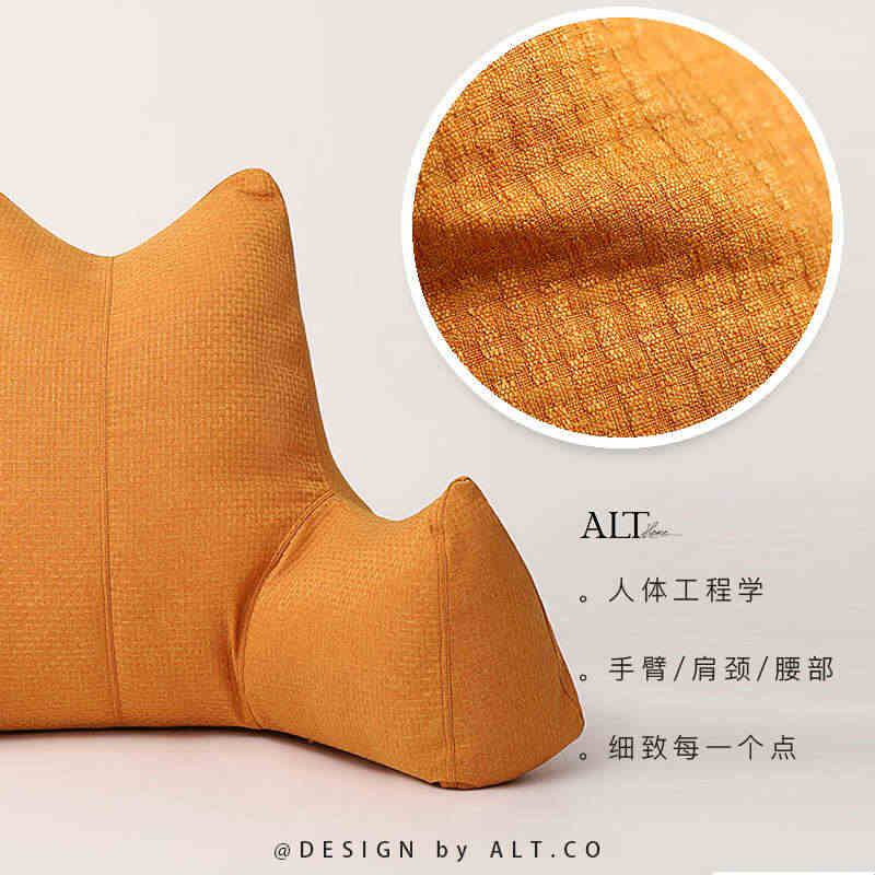 Pillow, bedside soft bag, pregnant women's neck and waist cushion, large backrest, sofa, children's bed, bay window, reading and playing with mobile phone