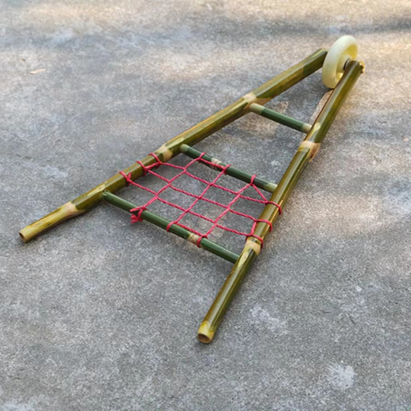 幼儿园玩具车竹木制手推车独轮车儿童户外游戏器材研学亲子活动 - 图1