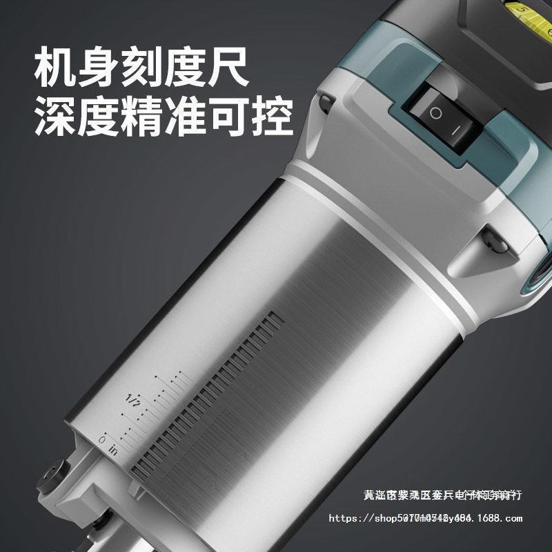 工具木工开槽机二合一雕刻机开孔锣机闽立多功能电木铣修边机装修 - 图2