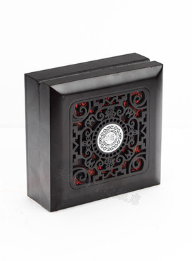 正方形玉石印章私人章专用快干印台可添加印油款红色印油高档木盒