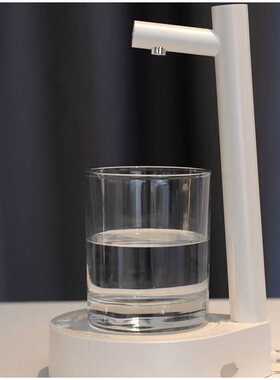 桌面智能抽水器私模新款黑色白色桶装水自动桌面无线上水器充电
