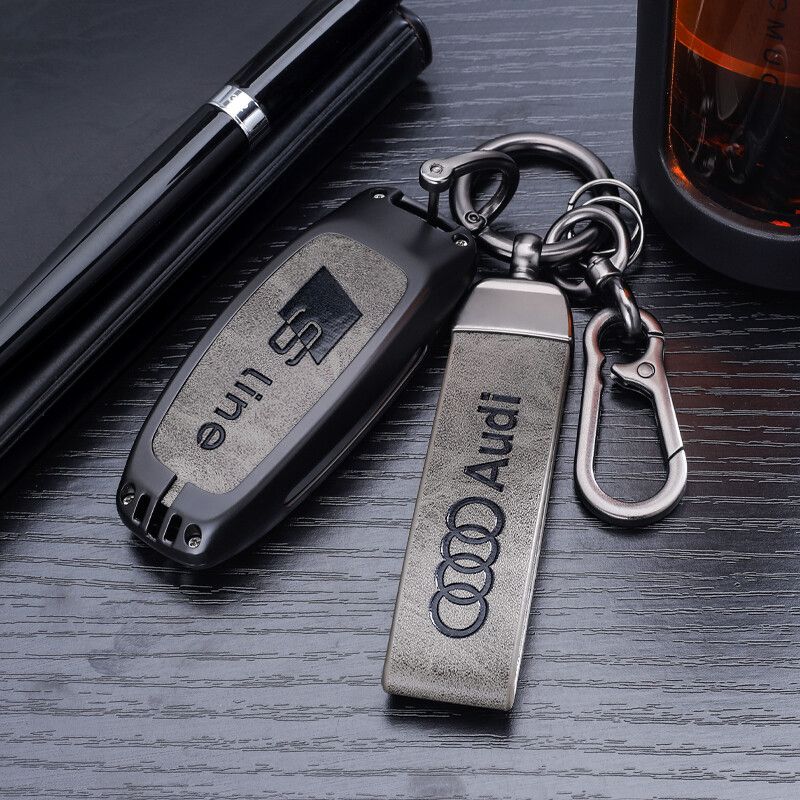 奥迪钥匙套A4lA5A8S4RS456A8Q5lQ7q8s5Q3A6lA7r8a7lq5q4黑武士 - 图3