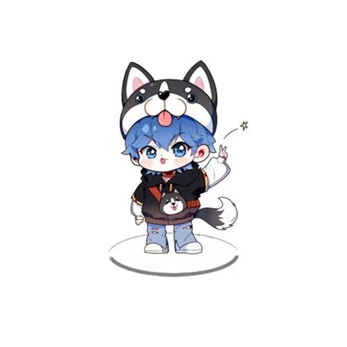 斗罗大陆2绝世唐门周边唐舞桐霍雨浩cp亚克力猫爪底立牌抖漫新品 - 图1