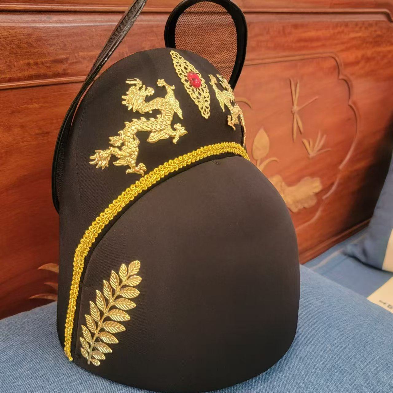 乌纱新郎影视结婚明制帽子锦衣卫飞鱼服汉服官帽中式婚礼皇帝帽子,淘宝优惠券,粉丝福利购,淘宝优惠卷