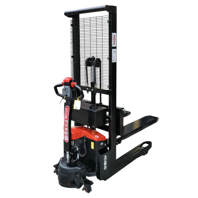 小金刚双起升堆高车全电动步行式锂电液压托盘车地牛铲车搬运叉车 - 图3