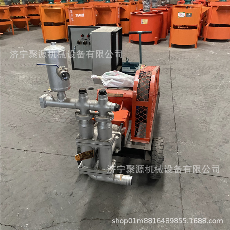 BW70-8砂浆灰浆注浆机卧式双缸高压灌浆机护坡加固水泥砂浆注浆泵 - 图1