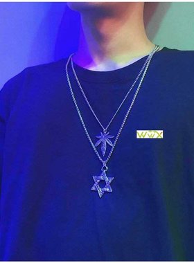 极速hipster jokern disco dancing necklace pendant hip hop